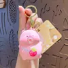 Desenho Animado Assuste-me com um Salto Soprando Bolhas Chaveiro Descompressão Pingente de Mochila Chaveiro de Casal para Carro Ornamento Pequeno Presente