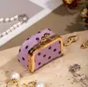 Caja de almacenamiento de joyería de cuero, caja de joyería portátil a prueba de polvo, bolsa de almacenamiento de lunares de lujo ligero, caja organizadora de accesorios, personalizable