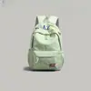 Mochila Fresca e Simples com Estampa de Letras para Mulheres, Novo Modelo 2026, Adequada para Alunos do Ensino Fundamental II e Médio, Bolsa Versátil de Grande Capacidade para Viagens Curtas