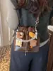 Bolso de Cubo Retro de Gamuza de Nicho para Mujer 2025 Otoño Nuevo Estilo Bolso de Mano de Moda Tendencia Bolso de Hombro para Viajar
