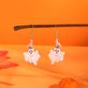 Pendientes acrílicos ecológicos totalmente gestionados Pendientes de personalidad europeos y americanos de Halloween de fantasma, demonio, calabaza al por mayor