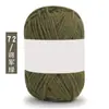 Hilo de Algodón Coreano de Leche de 4 Hebras, Lana Media, Bola de Hilo de Grosor Medio para Muñecas Hechas a Mano, Hilo para Crochet, Bola de Hilo Tejida a Mano