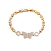 Pulsera de Zirconia con Mariposa de Círculo Hueco Redondo de Gran Venta, Diseño de Nicho Minimalista Transfronterizo, Joyería Exquisita para el Día a Día
