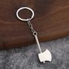 Llavero Herramienta de Simulación 3D Metal Creativo Llave Inglesa Destornillador Martillo Llavero Coche Pequeño Regalo Colgante