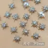 Buccellati Manicura Joyería de Circonita Lujo Ligero Estilo Retro Trébol de Cuatro Hojas Corazón Diamante para Uñas Super Brillante Accesorios Venta al por Mayor
