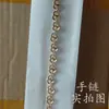 Nova Moda Europeia e Americana Exquisito Coração de Amor Embutido Galvanizado a Vácuo Aço Titânio 18K Leve Luxo Colar Pulseira
