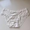 Qiguang sussurros ~ calcinha de renda de cetim sexy francesa pura feminina verão malha fina respirável calcinhas sem costura