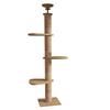 Poste trepador para gatos de pie con ventosas transfronterizo, Árbol para gatos tipo cápsula espacial, Rascador para gatos, Plataforma de escalada para gatos de madera maciza, Muebles para gatos