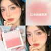 HISYI Vitality Gradient Blush - Paleta de rubor degradado de tres colores, iluminador natural, baja saturación y expansión de color para mujeres