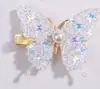Nuevas Alas de Mariposa Brillantes de Colores Pinza para el Cabello de Niños Perla Deslumbrante Accesorio para el Cabello Lindo de Princesa para Bebé 4346