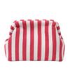 Bolsa de Maquiagem Listrada Color-Blocking Exquisita Moda Novo Estilo Transfronteiriça Bolsa Pequena Feminina para Moedas e Celular Bolsa de Mão Nuvem Tendência