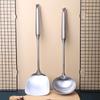 Juego de Utensilios de Cocina Domésticos de Acero Inoxidable Grueso Cuchara Espátula Utensilio para Cocinar Cuchara para Freír Cuchara Sopera Grande Colador