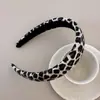 Faixa de Cabeça com Coroa Alta para Mulheres, Novo Estilo com Toque de Luxo, Faixa de Cabelo Larga Versátil para Sair, Acessório de Cabelo para Lavar o Rosto
