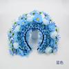 Grampo de cabelo Quanzhou Xunpu Flor L03 Headwear Acabado Seda Flor Hairband Grinalda Hanfu Acessórios Flor Headband Foto Tiro