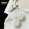 Colgante Hebilla de Seguridad de Jade Blanco Afgano de Xinjiang Natural Jade Blanco Grado A Hebilla de Seguridad Colgante de Jade Venta al por Mayor