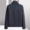 Jaqueta de Lã Logo Personalizado Roupa de Trabalho Moletom de Lã com Texto Impresso Uniforme de Grupo Empresa Bordado Personalizado