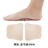 Almofada de Arco de Pé em GEL Suporte para Arco de Pé Plano Almofada para o Meio do Pé Macia Resistente ao Desgaste Autoadesiva Absorvente de Choque Colmeia Massagem Meio de Almofada para Arco do Pé