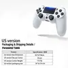 Versión Americana Consola de Juegos P4 con Doble Vibración Controlador Versión Europea Computadora Controlador de Juegos Bluetooth Inalámbrico P4 de Seis Ejes