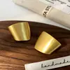 Brincos Elegantes Exagerados Europeus e Americanos, Luxo Acessível, Brincos de Metal Escovado de Alta Qualidade, Versáteis para Roupas de Trabalho, Design de Nicho para Mulheres