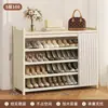Sapateira para Entrada de Casa, Armário de Sapatos Interno Elegante Simples de Múltiplas Camadas, À Prova de Poeira, Casa de Aluguel, Novo Modelo Quente 2025