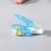 Abrepastillas Portátil Importado de Japón, Herramienta para Medicamentos Antipolución, Caja Dispensadora de Medicamentos Portátil, Pastillero para Llevar