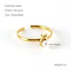 Anillo Abierto de Acero de Titanio con Perla Europea y Americana Transfronterizo Moda Femenina Versátil Ajustable Anillo para Dedo Índice Anillo de Acero Inoxidable Venta al por Mayor