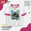 Camisetas de Manga Corta Co-Branded de Minecraft para Hombre y Mujer, Ropa Versátil de Algodón Puro Creeper de Minecraft para Niños en Verano