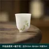 Xícara de Cerâmica Pintada à Mão para Degustação de Chá Xícara Mestra Xícara Única Doze Deusas Florais Xícara de Chá Xícara Pequena Conjunto de Chá Gongfu Xícara de Chá Japonesa Retrô