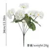 Mais Vendido na Amazon Flor Begônia Flor Artificial Decoração de Palco de Casamento Hortênsia Flor Falsa Fabricante Atacado