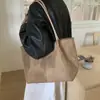 Bolso de Hombro Grande de Gamuza para Viajes de Otoño 2026 Versión Coreana Casual Simple para Mujer