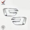 Aplicável ao Ford Explorer 16-17 para-choque dianteiro modificado moldura decorativa galvanizada para farol de neblina cobertura especial para farol de neblina