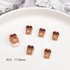 Nuevos Accesorios de Arte de Uñas de Dibujos Animados de Osos Lindos Tridimensionales Amor Alas Cabeza de Oso Pardo DIY Usar Accesorios de Armadura