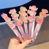 Diadema infantil con diseño de fresa de dibujos animados de caramelos, pinza para el pelo de bebé, diadema antideslizante dentada para niñas, accesorio para el pelo