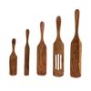 Espátula de madeira de teca espátula de salada de cozimento espátula de molho de bife frito utensílios de cozinha Amazon utensílios de cozinha terno