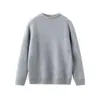 Novo Suéter de Cashmere Infantil 2025 com Gola Alta Meia, Camada Base de Cashmere Espessa, Suéter Infantil com Barra Enrolada, Suéter Infantil Médio e Grande