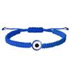 Fuente Transfronteriza 12 Piezas Pulsera Ojo Turco Pulsera Ajustable 7 Nudos Ojo Turco Pulsera de Cuerda Tejida