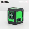 Nivel Láser Hilda de Dos Líneas con Fijación Magnética, Nuevo Modelo Transfronterizo, Conveniente para Uso Doméstico, Nivelador de Luz Verde de Alto Brillo