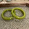 Vendas Diretas de Fábrica Pulseira de Jade Natural Liaoning Huangxiu Pulseira de Jade Verde Abacate Jade Dourado Jade Produtos ao Vivo