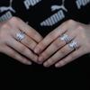 AliExpress ins novo anel em formato de coração hiphop moda simples personalidade anel feminino anel atacado
