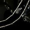Collar Transfronterizo de Plata de Ley S925, Sencillo y Moderno, Cadena de Bambú Creativa de Alta Resistencia, Elegante y de Lujo Ligero, Diseño Versátil, Accesorio para Mujer