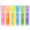 Caneta Fluorescente com Ponta Grossa, Grande Capacidade, Alto Valor Estético, Adequada para Estudantes Destacarem Pontos Chave, Caneta Marcadora Colorida, Caneta para Journaling Colorida