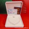 Conjunto de collar de perlas naturales de agua dulce, colgante de perlas para mujer, conjunto de tres piezas, regalo para el Día de la Madre, fuente viva de la madre