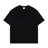100% algodón, camiseta de algodón puro de peso pesado 300G, corte holgado, color liso, estilo básico, de manga corta, extragrande, unisex, moderna
