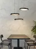 Lámpara de araña de restaurante de lujo ligero, de tres cabezales, moderna, simple, para dormitorio, mesita de noche, lámpara colgante pequeña, minimalista, nórdica, para mesa de comedor, bar
