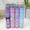 Novo Lápis de Cor Sanrio Infantil Especial para Estudantes Lápis de Cor 18 Cores Caneta Rabisco para Jardim de Infância Caneta Colorida para Pintura