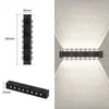 Luz solar para jardim externo, luz de arruela de parede externa à prova d'água, holofote de paisagismo para parede externa de villa, luz de parede decorativa de ambiente