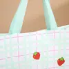 Bolsas Tejidas Personalizadas Estilo Dibujos Animados, Hechas de Material Plástico, con Impresión que No se Desvanece, Se Pueden Imprimir con Logo, Bolsa de Tote de Gran Capacidad Bolsa de Almacenamiento