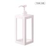Frasco Dispenser de Loção de Grande Capacidade, Gel de Banho, Higienizador de Mãos, Frasco Quadrado Transparente Vazio Tipo Prensa, Frasco Pequeno para Banheiro, Transfronteiriço