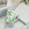 Vendas Diretas Transfronteiriças Série Lírio-do-Vale Dijia Caneca de Porcelana Caneca de Leite Doméstica Xícara de Café Caneca de Grande Capacidade Atacado