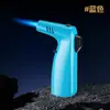 Encendedor de cigarros Focus New Sg005 Transfronterizo Azul Recto Portátil Encendedor Pistola de Soplete Recta a Prueba de Viento